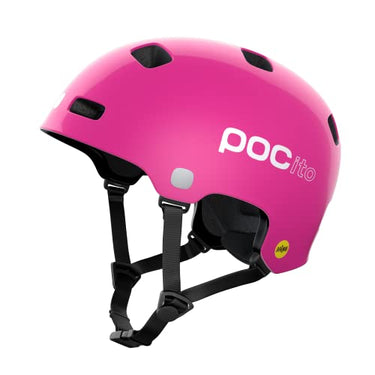 POC POCito Crane MIPS Fahrradhelm für Kinder mit bewährtem Schutz, MIPS-Rotationsschutz und fluoreszierenden Farben für gute Sichtbarkeit im Sale